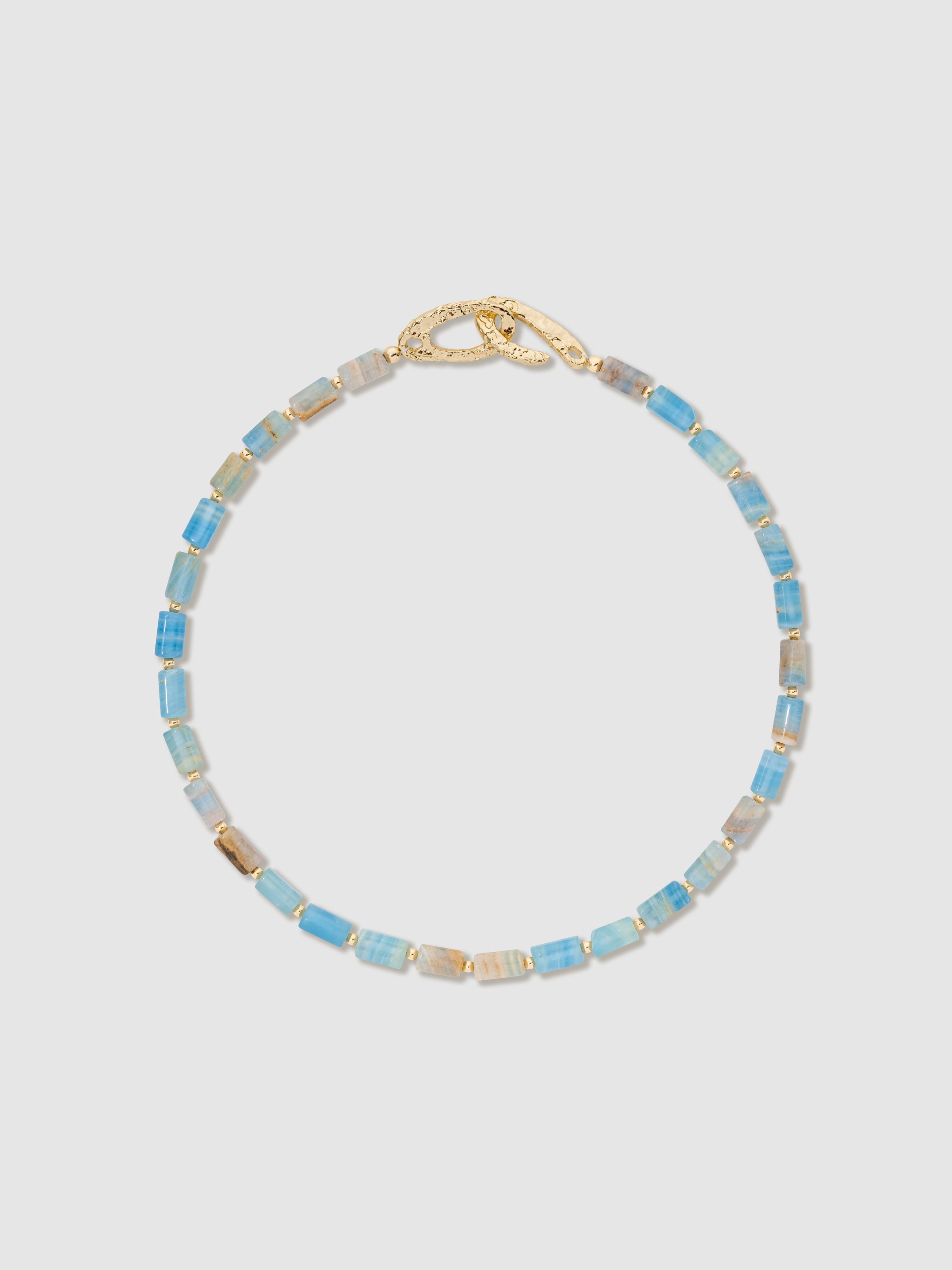 Oasis Blue Calcite Necklace