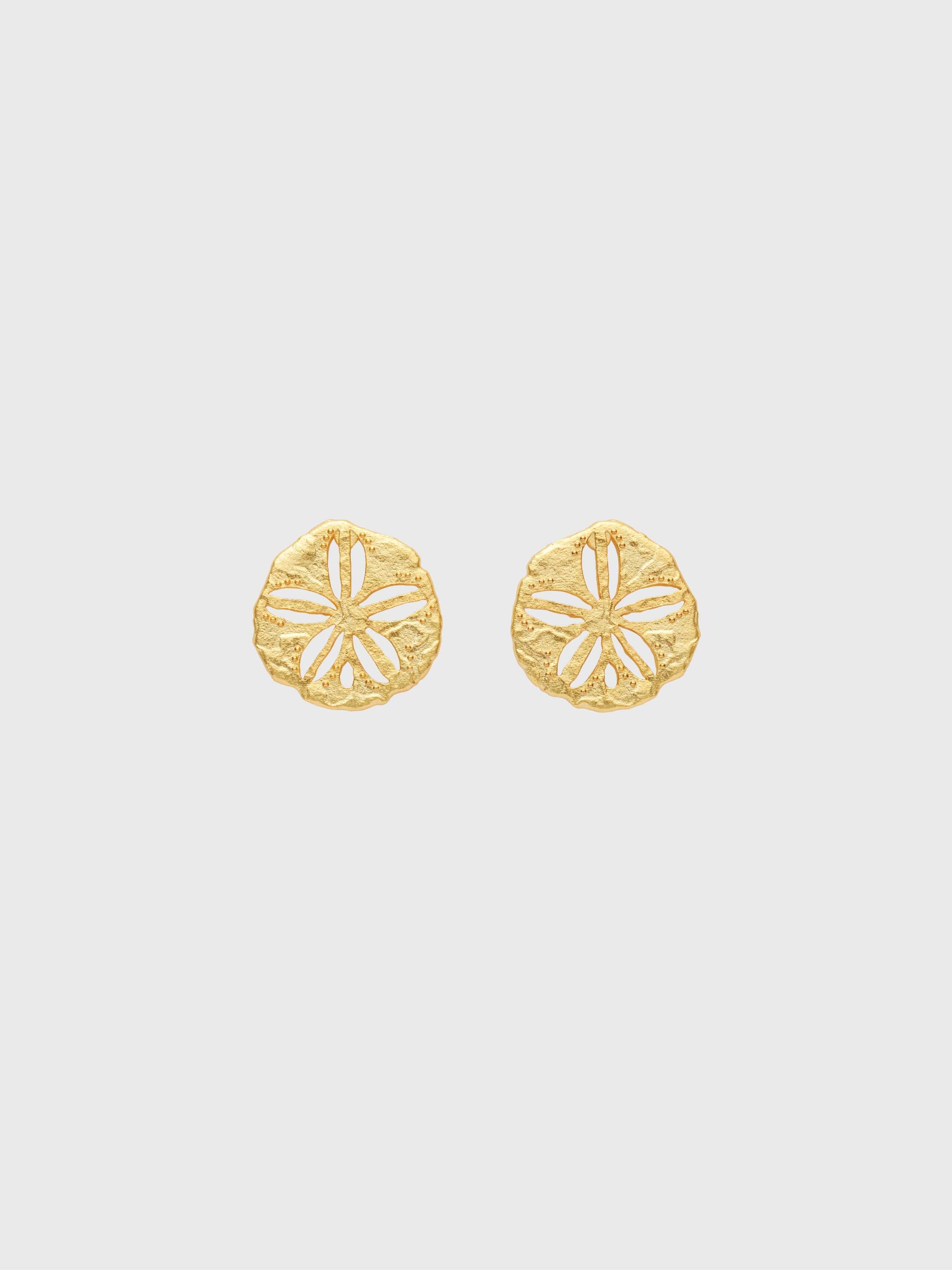 Sea Urchin Coin Studs