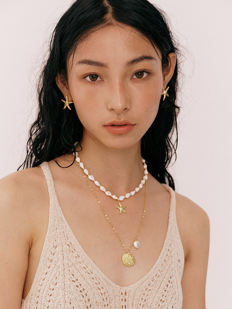 Starfish Shell Necklace