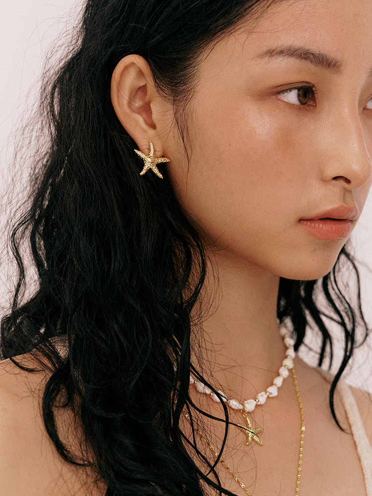 Starfish Stud Earrings