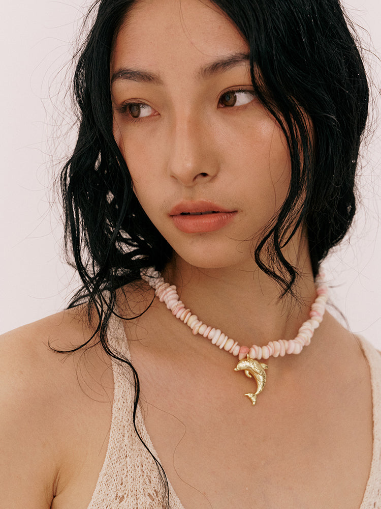 Dolphin Blush Necklace