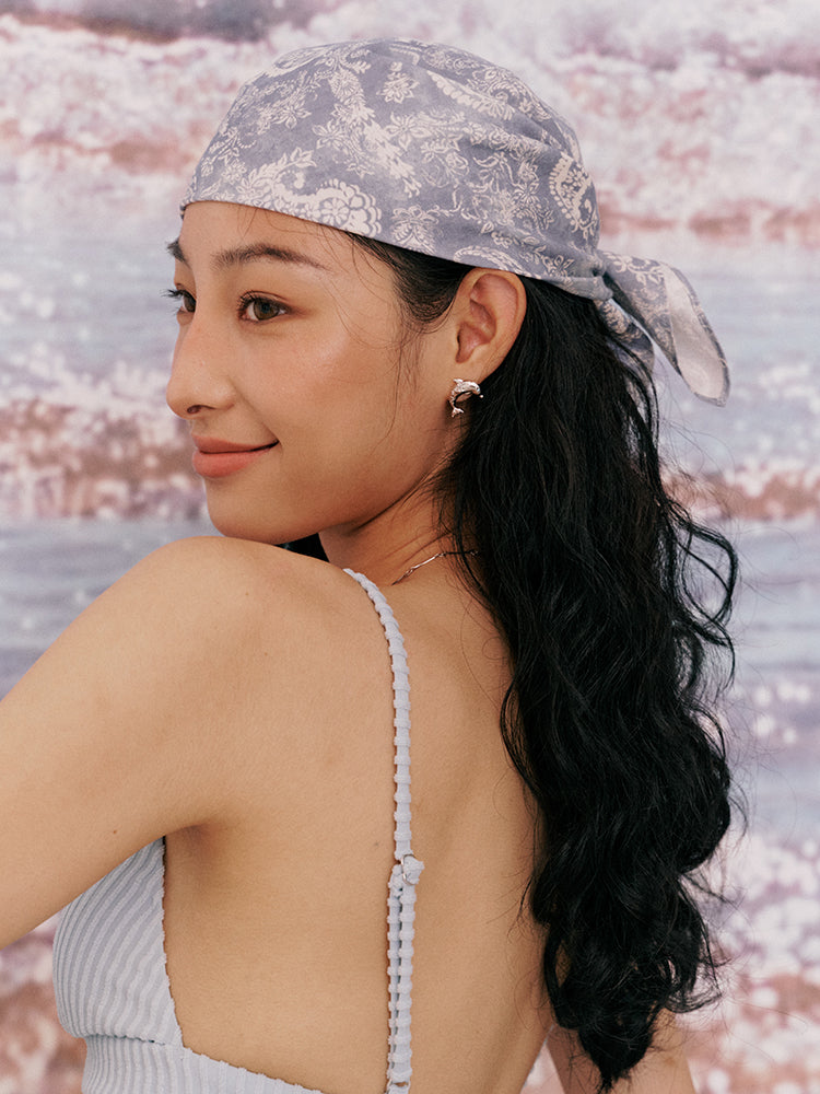 Silver Dolphin Studs