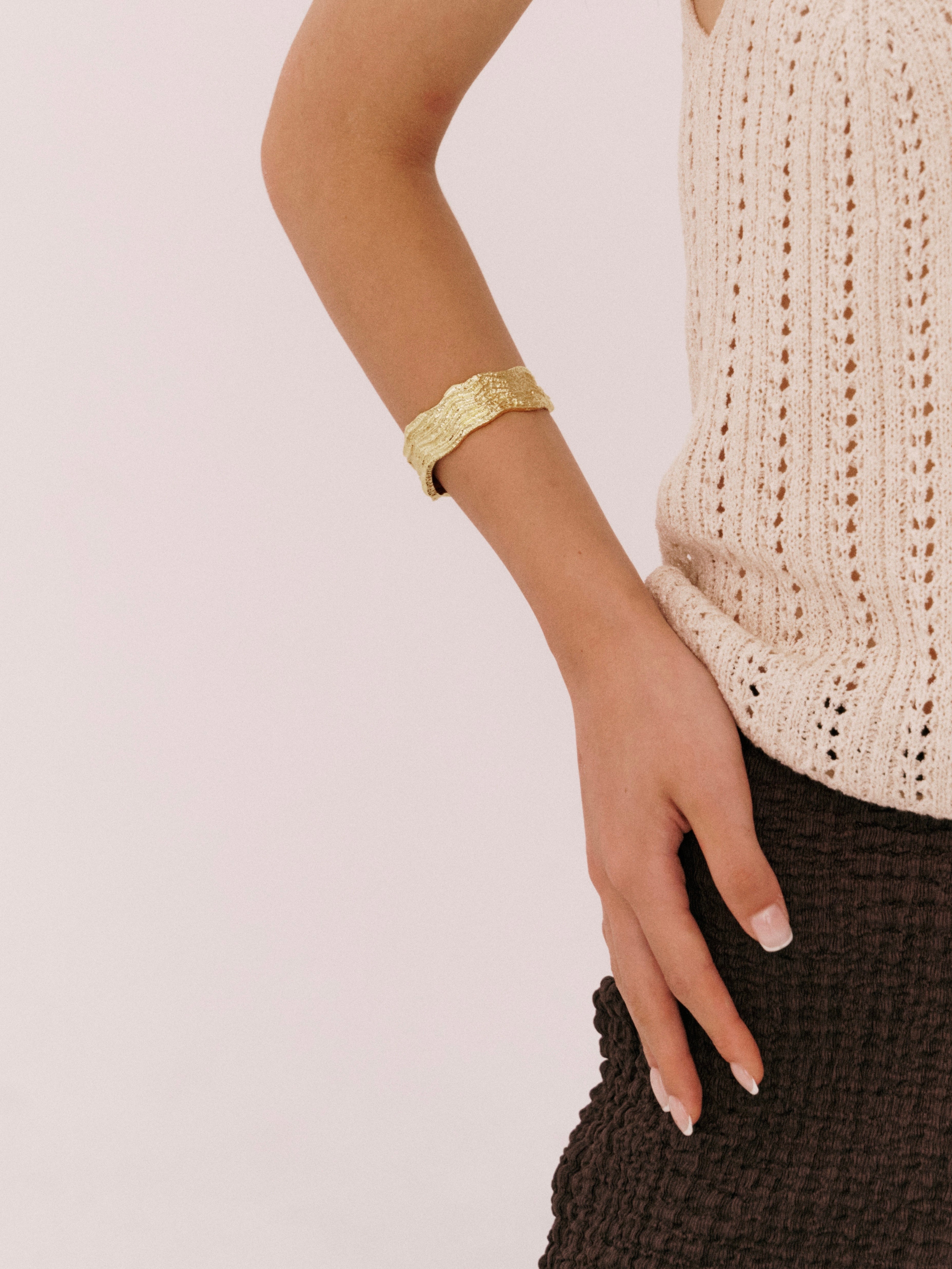Golden Dune Slim Cuff