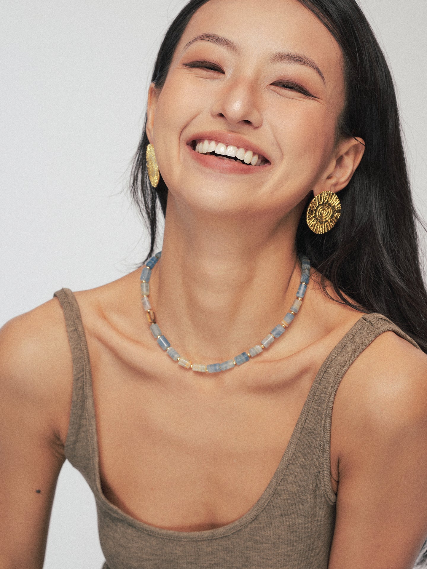 Oasis Blue Calcite Necklace