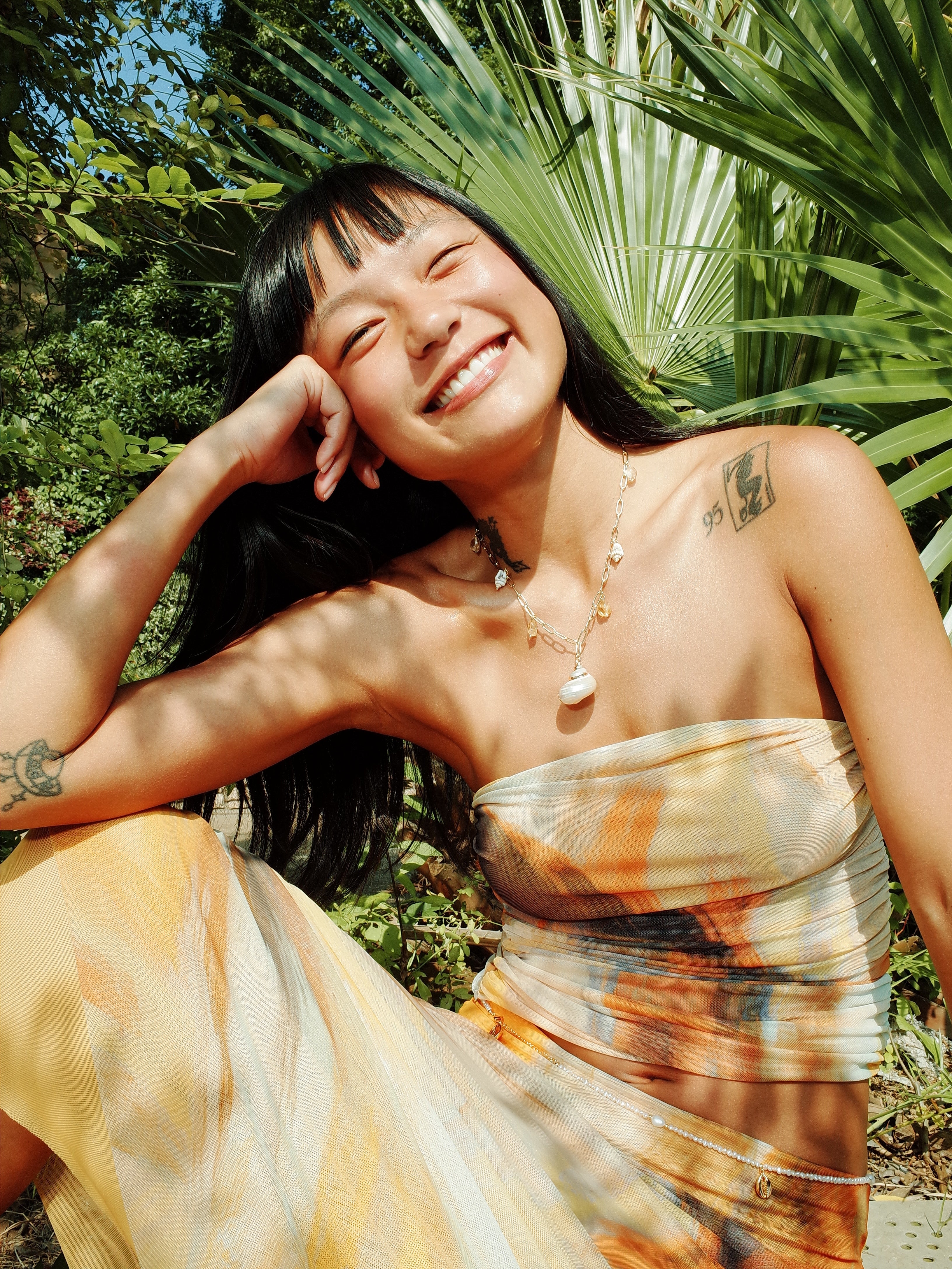 Sunlit Shell Necklace