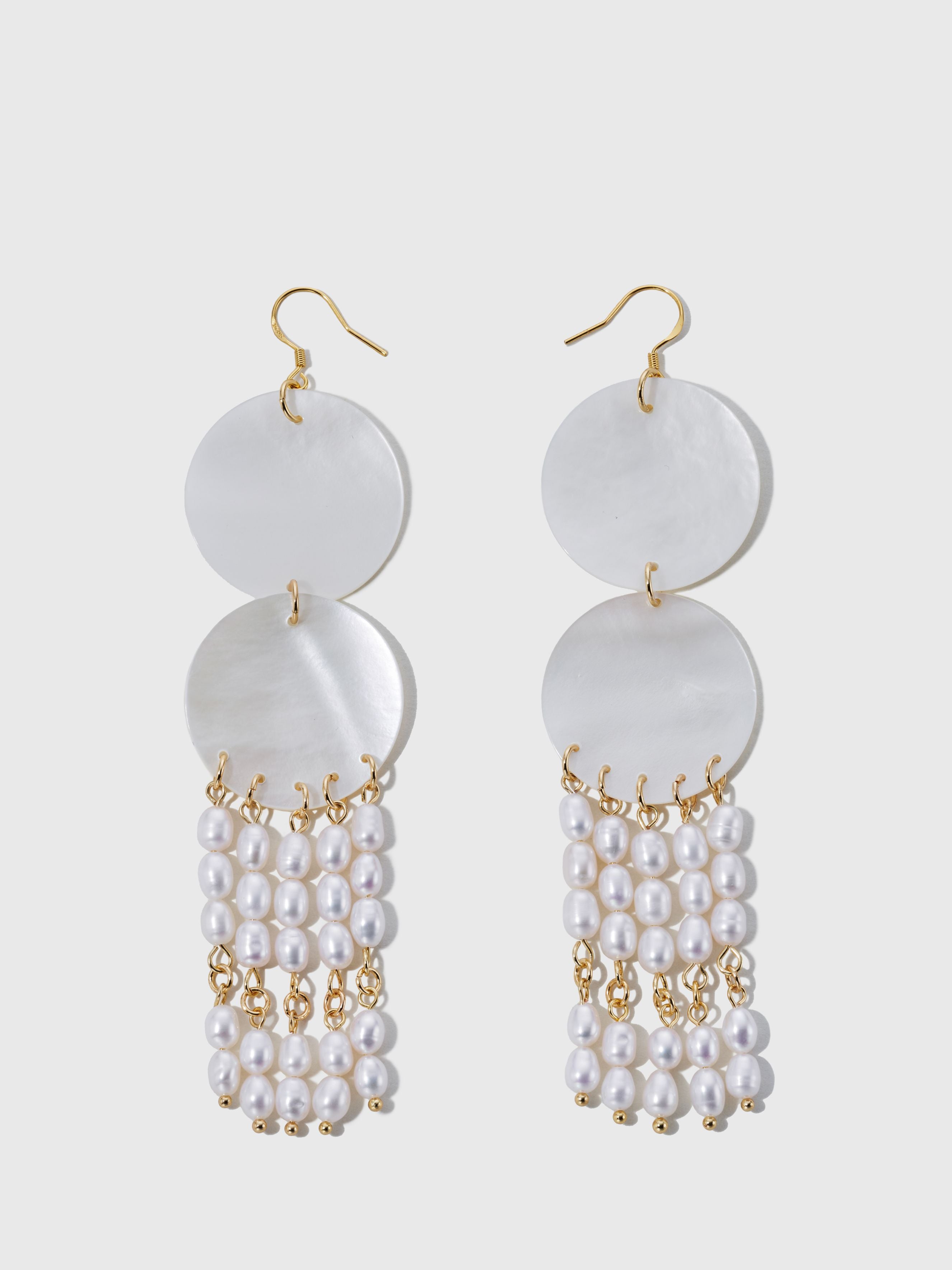 Cascade Pearl Earrings