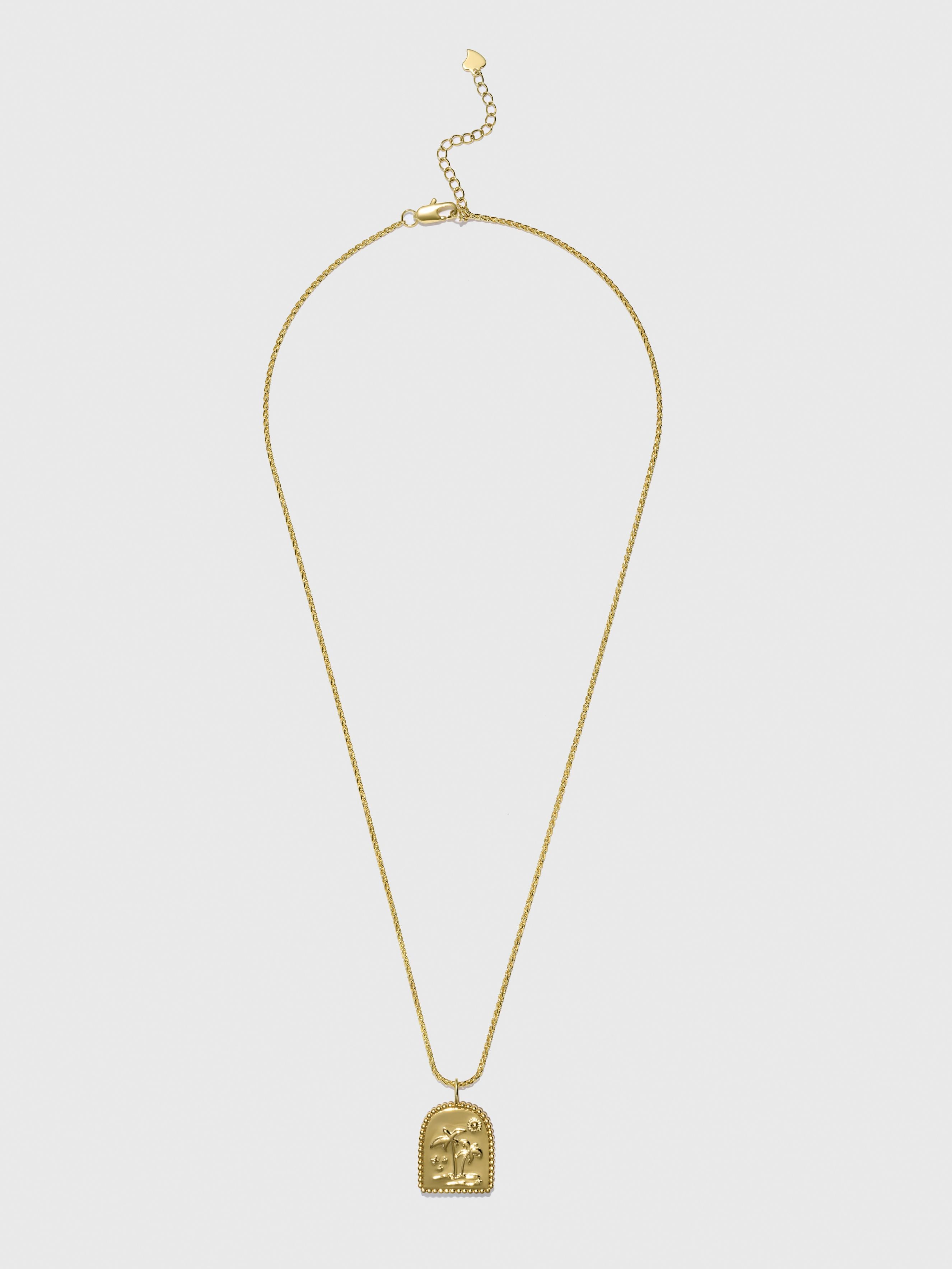 Palm Holiday Necklace